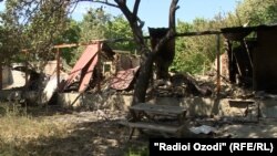 Последствия одного из конфликтов на таджикско-кыргызской границе