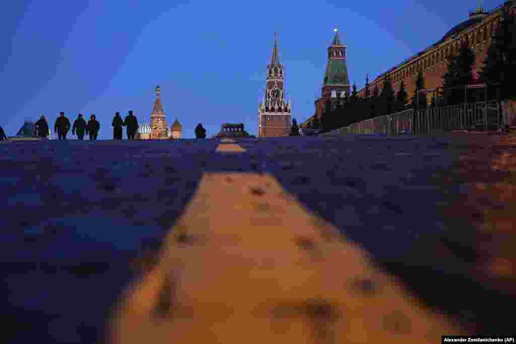 Чырвоная плошча ў Маскве. 