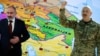 Армениянын жана Азербайжандын башчылары Никол Пашинян менен Илхам Алиев тартылган коллаж сүрөт.