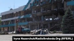 Будівлі морського вокзалу Ізмаїлу, пошкоджена внаслідок атаки, Одеська область