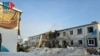 Căminul lovit de drona ucraineană în zona economică specială „Alabuga” din Tatarstan