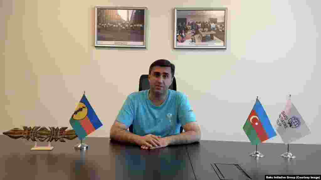 At the July 2023 conference in Azerbaijan, the creation of the Baku Initiative Group&nbsp;was announced, with the stated goal to &quot;support the fight against neo-colonialism and colonialism.&quot;&nbsp;&nbsp; The Baku Initiative Group&rsquo;s director, Abbas Abbasov, is seen here with Azerbaijani and Kanak flags during a video address in which he praised protesters on April 26. &nbsp;