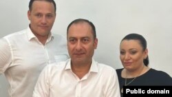 Артак Зейналян (в центре), Саркис Мадатян и Ани Хачатрян