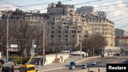 Pogled na glavni grad Tiraspolj, proruskog separatističkog regiona u Moldaviji, 23. februara 2023.