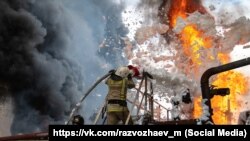 Севастополдогу өрт. Крым, 29-апрель, 2023-жыл (иллюстрациялык сүрөт)