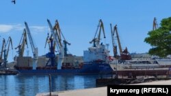 Судно LAODICEA у порту Феодосії, 15 липня 2022 року