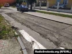 Ремонт доріг в окупованому Бердянську, серпень 2022 року