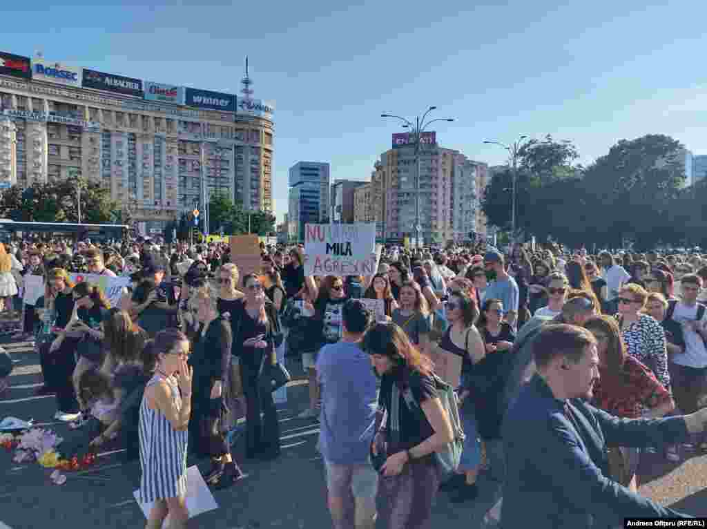 "Violence against women is insufficiently punished, tolerated by those who should protect us and then transformed into victim-blaming," organizers of the protest said.