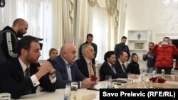 Sastanak lidera parlamentarne većine u Skupštini Crne Gore na kome nije dogovoreno formiranje nove Vlade. 04. januar 2023. 