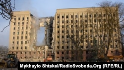 Російська ракета пробила 9 поверхів Миколаївської ОВА в березні 2022 року