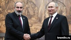 Հայաստանի վարչապետ Նիկոլ Փաշինյանի և Ռուսաստանի նախագահ Վլադիմիր Պուտինի հանդիպումը Բիշքեկում, 9-ը դեկտեմբերի, 2022թ.