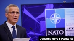 Glavni tajnik NATO-a Jens Stoltenberg u Briselu, 25. novembar 2022.