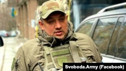 Капітан Петро Кузик, командир добровольчого батальйону «Свобода»