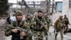 Бійці чеченського батальйону «Ахмат» в окупованому Маріуполі, 2022 рік