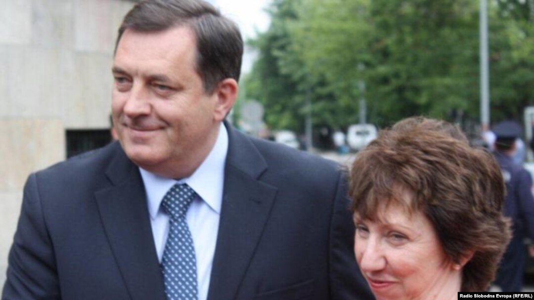 Milorad Dodik i Ketrin Ešton u Banjaluci, 13. maj 2011