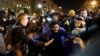 Противники Трампа на Black Lives Matter Plaza рядом с Белым домом. Вашингтон, 4 ноября 2020 года