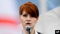Maria Butina has pleaded guilty to being an "unregistered agent" for a foreign power. (file photo)