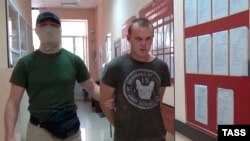 Задержаный ФСБ Геннадий Лимешко. Снимок с видео/ЦОС ФСБ России/ТАСС