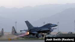 Američki F-16 u Avganistanu. Fotoarhiv: avgust 2017.