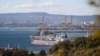 Порт Новороссийска на берегу Черного моря