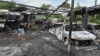 Aftermath of a Russian drone attack in Dnipro