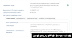 «Націоналізований» кримський пансіонат «Масандра» продати не вдалося