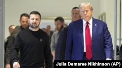 Володимир Зеленський і Дональд Трамп. Нью-Йорк, США, 27 вересня 2024 року