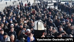 Митинг против незаконной миграции, организованный движением «Кырк уруу жети дубан», 7 января 2019 г.