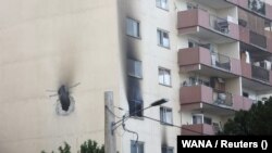 Zgrada oštećena u izraelskom napadu u Teheranu, 13. juna.