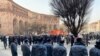 Armenia - Small business owners continue protest against a tax hike, Yerevan, March 3, 2025.