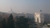 Скопје во ден кога загадувањето на воздухот е неколкупати зголемено над дозволеното. 