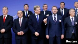 Bosanski lideri sa Štefanom Fileom u Briselu