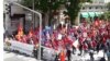 Илустрација. Протест на ССМ за Први Мај