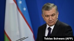 Президент Шавкат Мирзиёев Германияга ташрифи чоғида. Берлин, 21 январь, 2019 йил. 