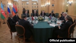 Հայաստանի, Ռուսաստանի և Ադրբեջանի փոխվարչապետերի հանդիպումը Մոսկվայում, 30-ը հունվարի, 2021թ․