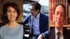 Претседателските кандидати Гордана Сиљановска Давкова, Стево Пендаровски и Блерим Река