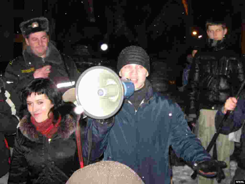 Дашкевіч на сьвяткаваньні Дня Сьвятога Валянціна, 2009