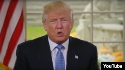 АКШнын жаңы шайланган президенти Дональд Трамптын видео кайрылуусу. 21-ноябрь, 2016-жыл. 