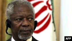 UN-Arab League envoy for the crisis in Syria Kofi Annan