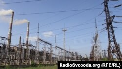 Луганская ТЭС в городе Счастье вблизи Луганска, май 2015 года
