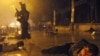 Задержанные сторонники оппозиции во время разгона акции на проспекте Руставели 26 мая 2011 года