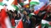پایکوبی فلسطینیان بعد از رای مجمع عمومی سازمان ملل به ارتقاء سرزمین‌شان در رده «کشور ناظر غیرعضو»