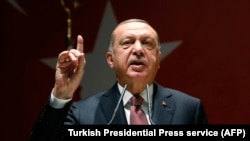 د ترکیې ولسمشر رجب طیب اردوغان.