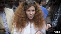 Журналист Юлия Латынина.