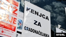Posteri u Mostaru kao znak protivljenja građana zbog odugovlačenja sa izborom gradonačelnika.