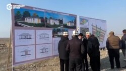 Для жителей переселяемого кыргызстанского села Достук строят новые дома на окраине Баткена