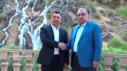 Жапаров менен Рахмон чек араны талкуулашты