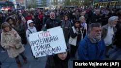 Protest protiv proterivanja hrvatskih državljana iz Srbije 
