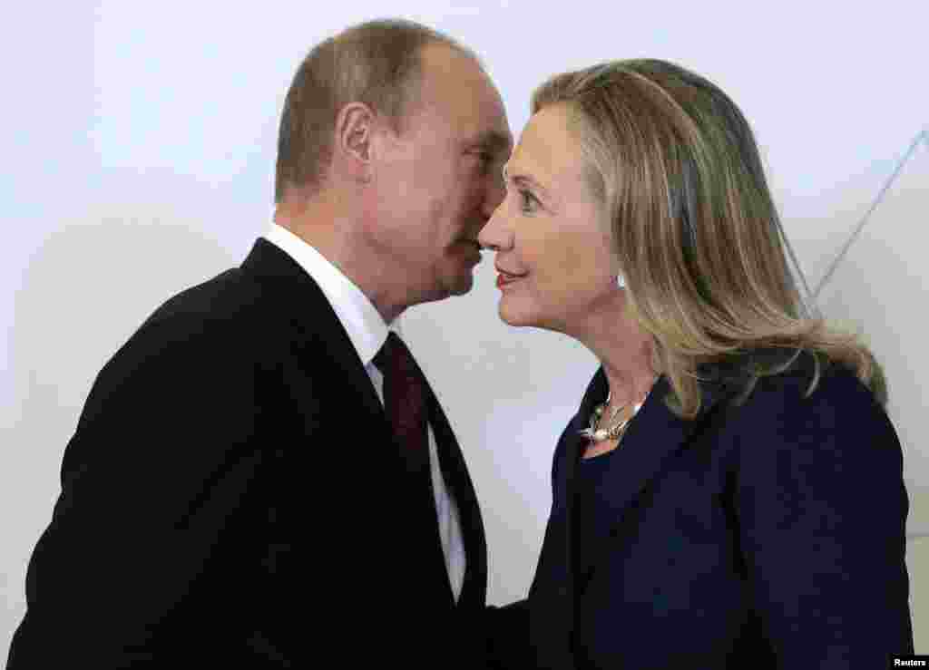 Sa ruskim predsjednikom Putinom, Vladivostok, 8. septembar 2012. Foto: REUTERS / Mikhail Metzel