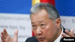 Former Kyrgyz President Kurmanbek Bakiev.